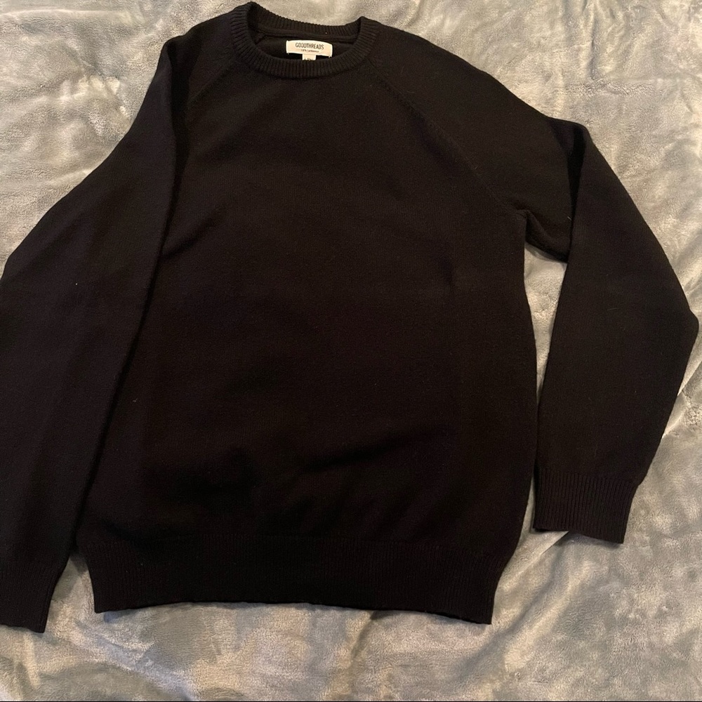 Goodthreads Men's Merino Wool Crewneck Sweater Large Tall Length 28.5